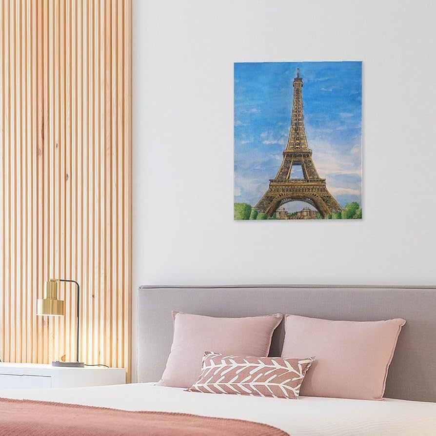 Amazon.co.jp: 絵画 パリ エッフェル塔 水彩画インテリア 絵画